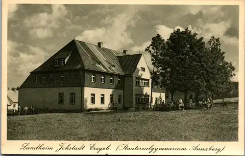 39207 - Deutschland - Jöhstadt , Landheim , Staatsrealgymnasium Annaberg , Gymnasium - gelaufen 1931