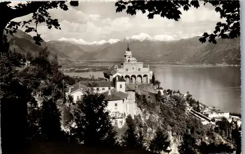 39230 - Schweiz - Locarno , Basilica Santuario Madonna del Sasso - nicht gelaufen