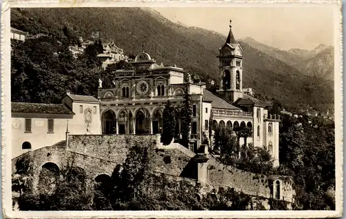 39231 - Schweiz - Locarno , Basilica Santuario Madonna del Sasso - gelaufen 1939