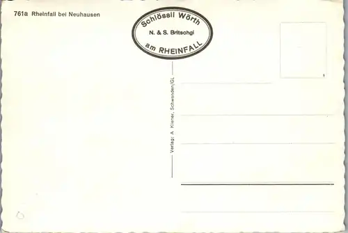 39236 - Schweiz - Rheinfall bei Neuhausen - nicht gelaufen