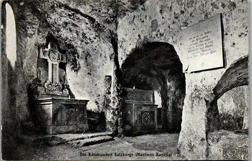 39245 - Salzburg - Die Katakomben Salzburgs , Die Maximus Kapelle - nicht gelaufen