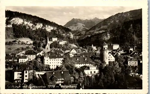 39247 - Vorarlberg - Feldkirch mit Gurtisspitze , Gurtis - nicht gelaufen