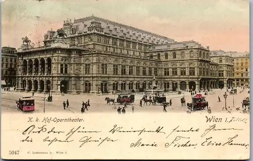 39251 - Wien - K. k. Hof-Operntheater - gelaufen 1901