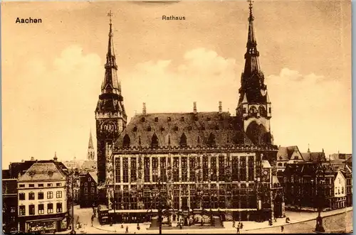 39266 - Deutschland - Aachen , Rathaus - nicht gelaufen