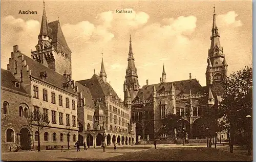 39268 - Deutschland - Aachen , Rathaus - nicht gelaufen