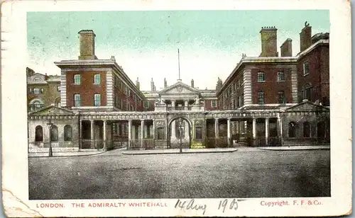 39270 - Großbritannien - London , The Admiralty Whitehall - gelaufen 1905
