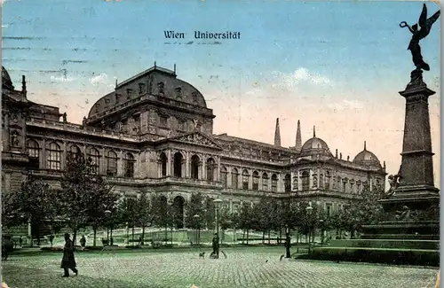 39276 - Wien - Universität - gelaufen 1908