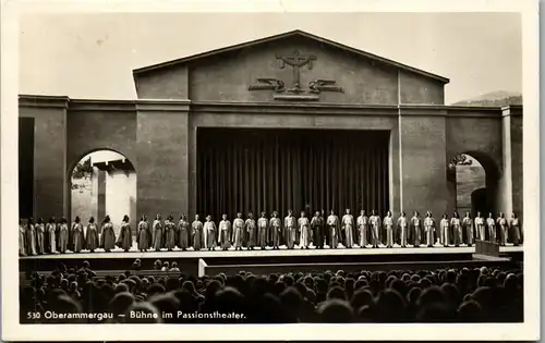 39281 - Deutschland - Oberammergau , Bühne mit Passionstheater , Passionsspiele  - nicht gelaufen