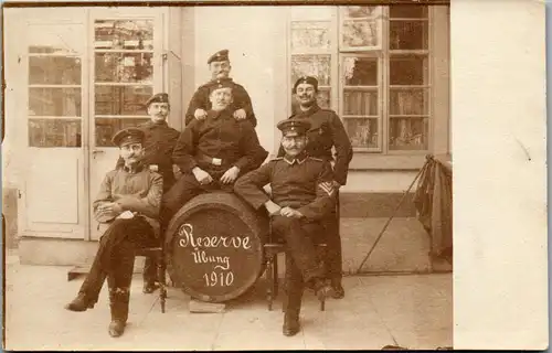 39298 - Militaria - Reserve Übung 1910 , Soldaten , Soldat - gelaufen 1910