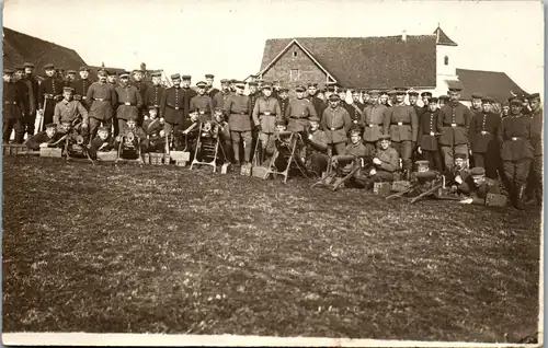 39299 - Militaria - Soldaten , Soldat , MG , Maschinengewehr  - nicht gelaufen