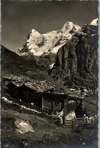 39320 - Schweiz - Mürren , Landschaft , Eiger u. Mönch - nicht gelaufen