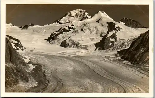 39325 - Schweiz - Eggishorn , Blick auf Aletschgletscher , Mönch , Gletscher - nicht gelaufen