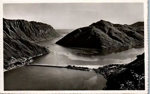 39328 - Schweiz - Lago di Lugano e ponte di Medile - nicht gelaufen 1939