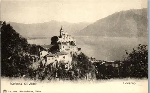 39329 - Schweiz - Locarno , Madonna del Sasso - nicht gelaufen