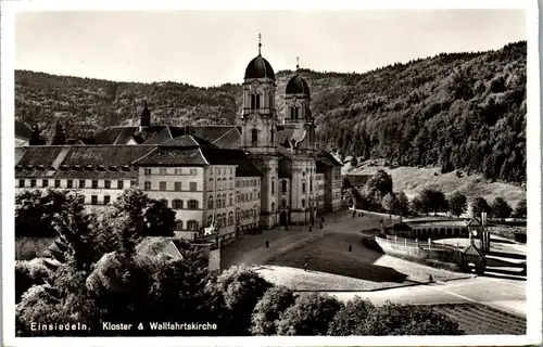39330 - Schweiz - Einsiedeln , Kloster & Wallfahrtskirche - nicht gelaufen