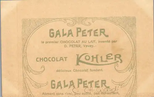 39331 - Schweiz - Chateau de Chillon , Gala Peter Chocolat Kohler - nicht gelaufen