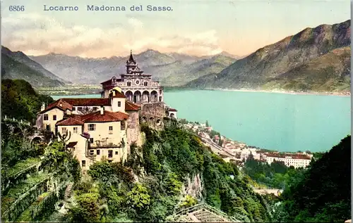 39332 - Schweiz - Locarno , Madonna del Sasso - nicht gelaufen
