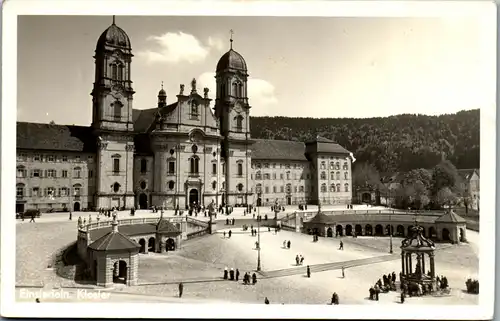 39334 - Schweiz - Einsiedeln , Kloster - gelaufen