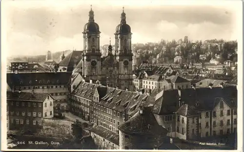 39337 - Schweiz - St. Gallen , Dom - gelaufen 1927