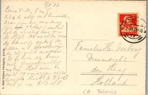 39339 - Schweiz - Einsiedeln , Kloster - gelaufen 1933