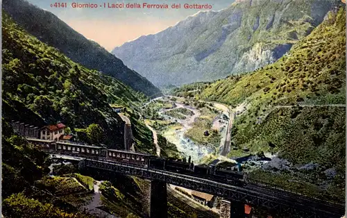 39341 - Schweiz - Giornico , I Lacci della Ferrovia del Gottardo - nicht gelaufen