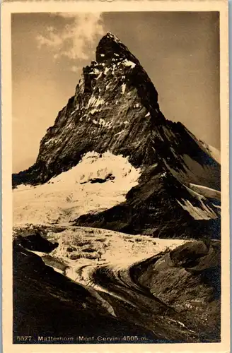 39343 - Schweiz - Matterhorn , Mont Cervin - nicht gelaufen