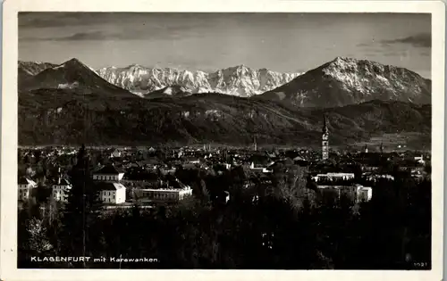 39358 - Kärnten - Klagenfurt mit Karawanken - nicht gelaufen 1928