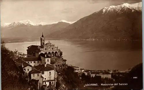 39385 - Schweiz - Locarno , Madonna del Sasso - nicht gelaufen