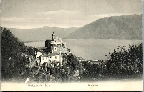 39388 - Schweiz - Locarno , Madonna del Sasso - nicht gelaufen