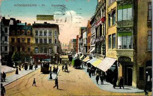 39406 - Deutschland - Ostpreussen , Königsberg , Kantstraße - gelaufen 1915