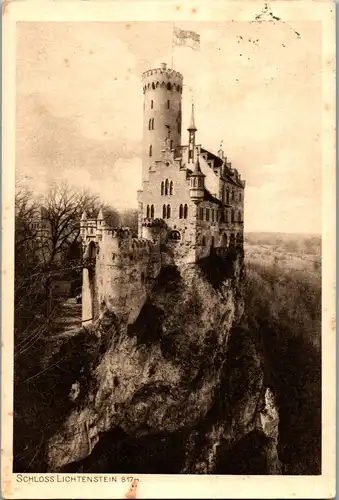 39420 - Deutschland - Schloss Lichtenstein - gelaufen 1910