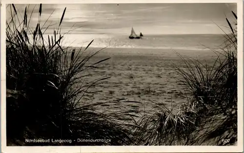39438 - Deutschland - Nordseebad Langeoog , Dünendurchblick , Dünen - nicht gelaufen