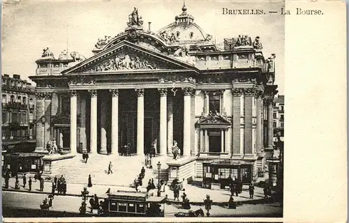 39480 - Belgien - Bruxelles , Brüssel , La Bourse , Stock Exchange - nicht gelaufen