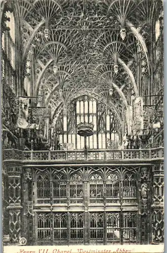 39506 - Großbritannien - London , Henry VII Chanel , Westminster Abbey - gelaufen 1906