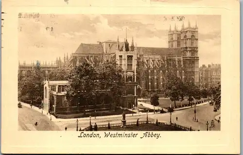 39512 - Großbritannien - London , Westminster Abbey - gelaufen