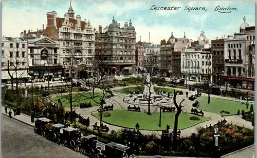 39514 - Großbritannien - London , Leicester Square - gelaufen 1925