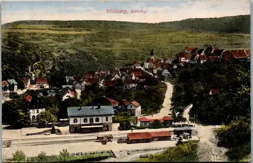 39523 - Deutschland - Wildberg , Bahnhof - gelaufen 1918