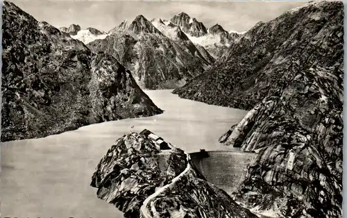 39540 - Schweiz - Grimsel , Stausee mit Finsteraarhorn - nicht gelaufen