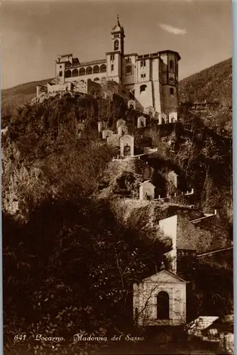 39545 - Schweiz - Locarno , Madonna del Sasso - nicht gelaufen