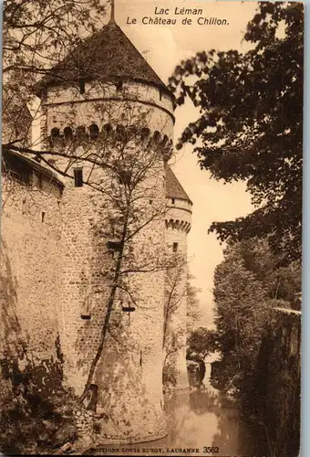 39554 - Schweiz - Lac Leman , Chateau de Chillon - nicht gelaufen