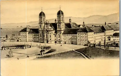 39560 - Schweiz - Einsiedeln , Das Kloster - nicht gelaufen