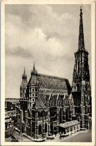 39580 - Wien - Stephanskirche , Stephansdom - nicht gelaufen