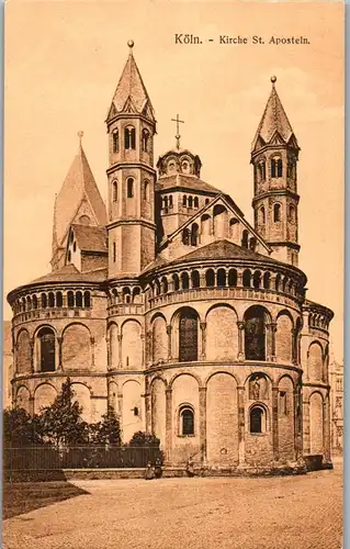 39581 - Deutschland - Köln , Kirche St. Aposteln - nicht gelaufen