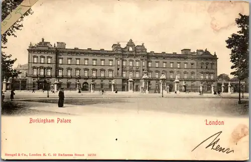 39602 - Großbritannien - London , Buckingham Palace - gelaufen 1903