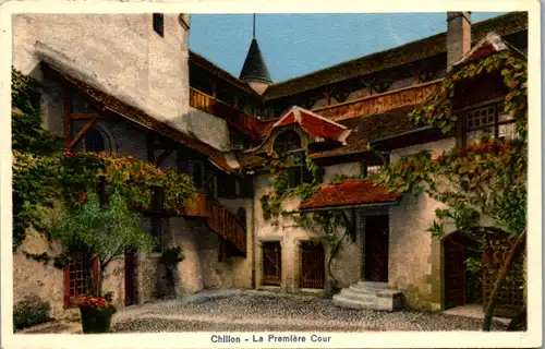 39605 - Schweiz - Chillon , La Premiere Cour - nicht gelaufen