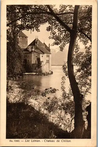 39606 - Schweiz - Lac Leman , Chateau de Chillon - nicht gelaufen