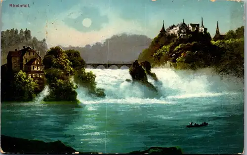 39635 - Schweiz - Rheinfall - gelaufen 1912
