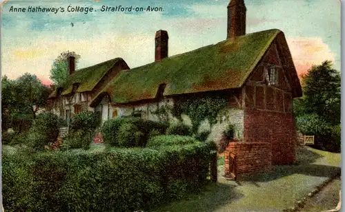 39644 - Großbritannien - Anne Hathaway's Cottage , Stratford on Avon - gelaufen