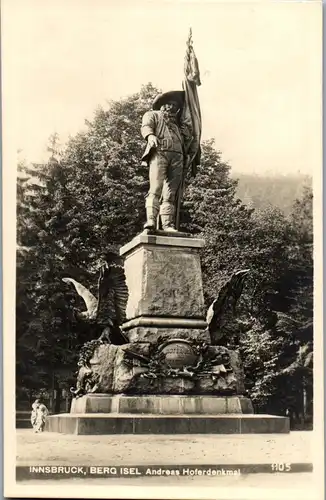 39655 - Tirol - Innsbruck , Berg Isel , Andreas Hofer Denkmal - nicht gelaufen