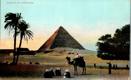 39659 - Ägypten - Pyramid of Chephren - nicht gelaufen
